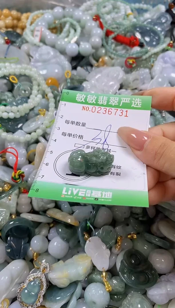 翡翠未镶嵌颈饰闪购0236731多样性发其一