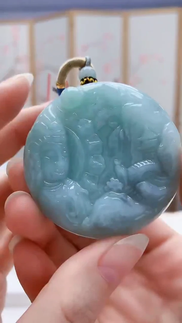 未镶嵌定制翡翠5175ry-毛货挂件154