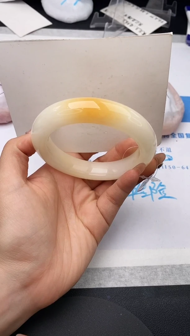 未镶嵌手镯石英质玉w247-HHB60+
