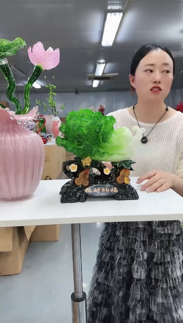金沃水晶琉璃摆件