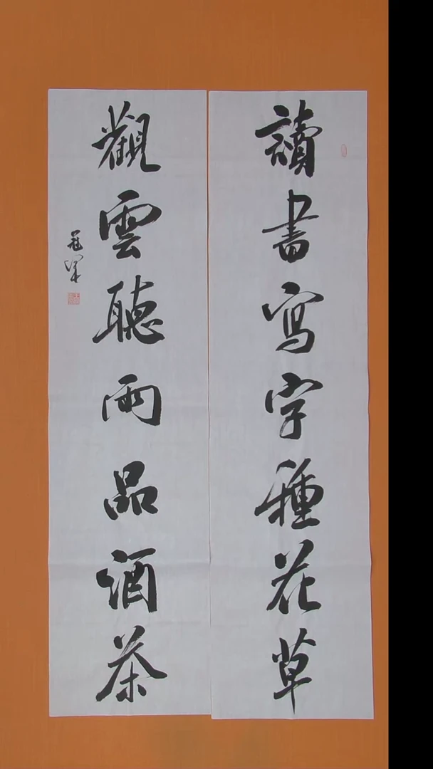 书法王老师纯手写精美书法138*34