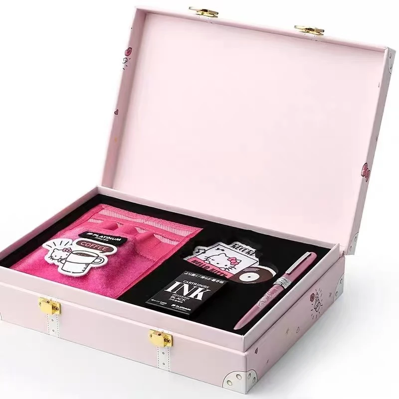 日本白金Hello Kitty联名款限定钢笔套装 PGB-1000