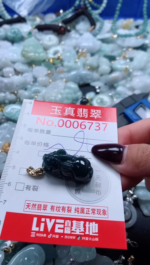 吊坠(不含链)未镶嵌翡翠6737
