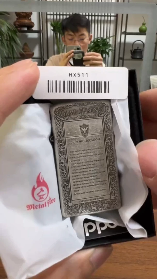 铜黑*林ZIPPO之宝煤油打火机冰与火HX511