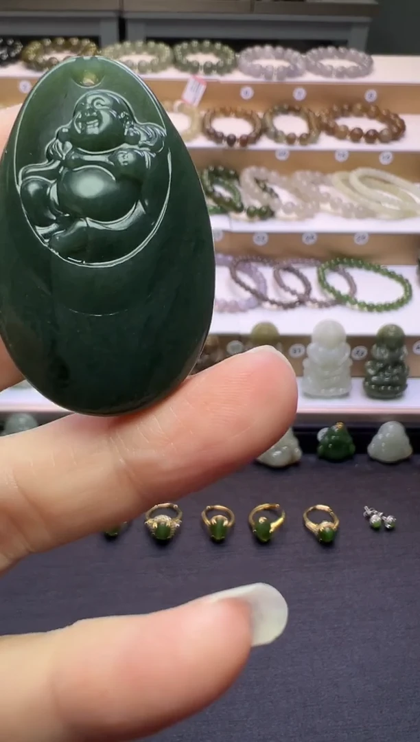 颈饰未镶嵌和田玉92号链接约卡41*26*10