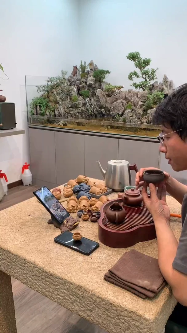 【闪购商品】紫砂茶宠红皮龙潘壶