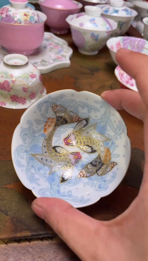 景德镇纯手绘陶瓷茶具