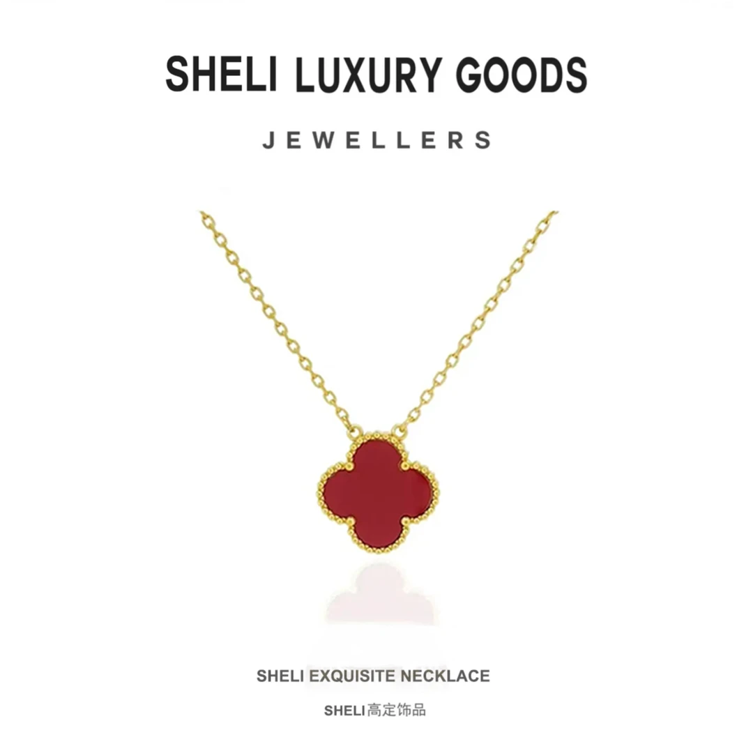 镀K金 经典四叶草项链简约轻奢百搭优雅时尚气质