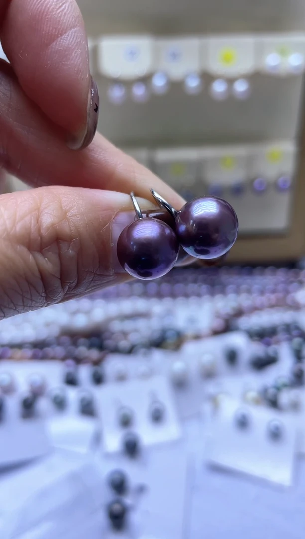 【闪购商品】淡水珍珠耳饰银S925镶嵌2