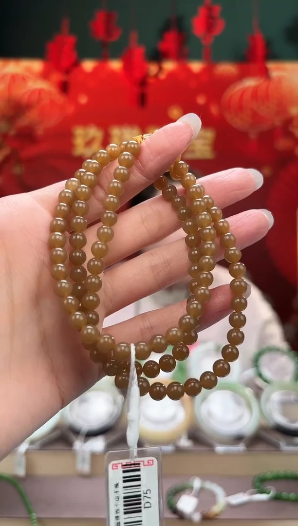 【闪购商品】和田玉项链18K金镶嵌卡6项链