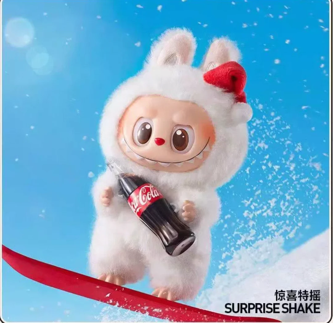 【拆盒】泡泡玛特LABUB可口可乐系列搪胶脸盲盒手办