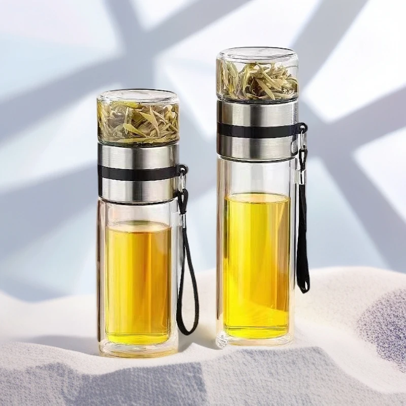 13号茶水分离双层杯泡茶师水杯过滤便携男女茶杯礼品