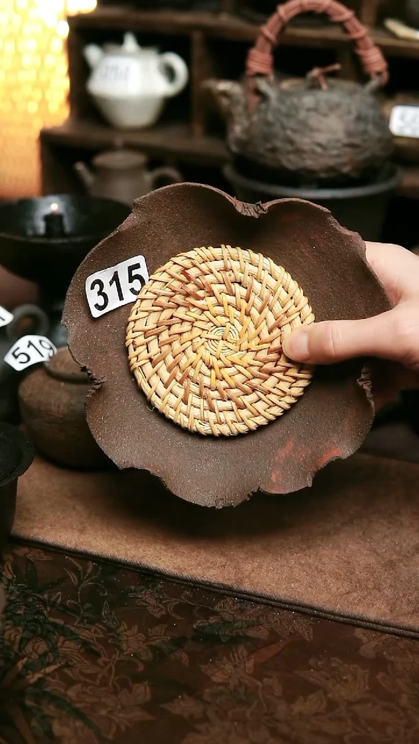 紫砂全手工粉引壶承