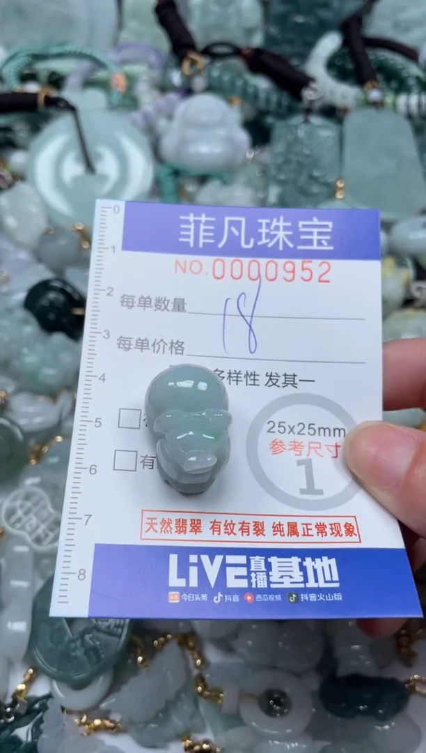 【闪购商品】翡翠颈饰未镶嵌00..0952