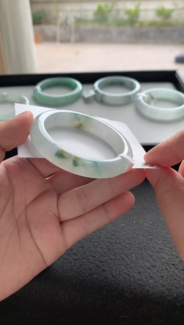 未镶嵌手镯翡翠52.7正圈买断Y4558