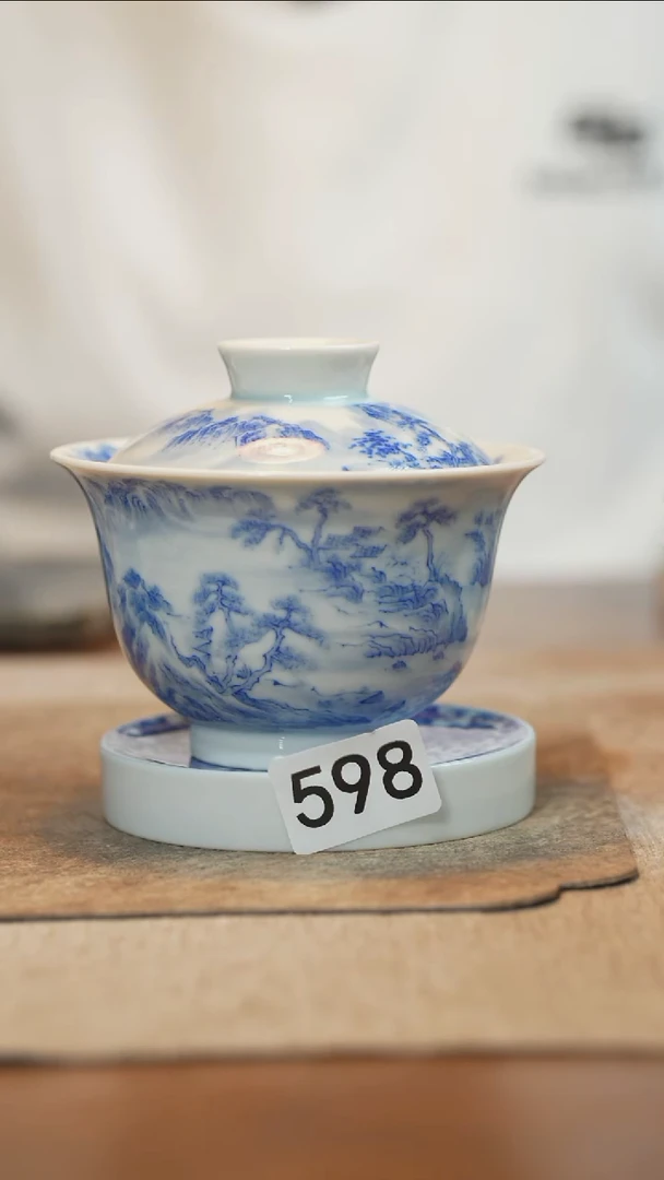 杯子全手工全手绘598微瑕