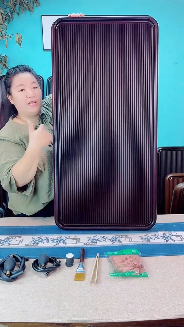 千川红色款式茶盘100*50*5
