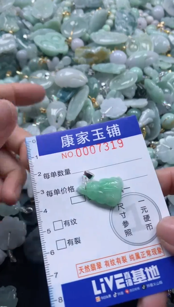 颈饰未镶嵌翡翠7319