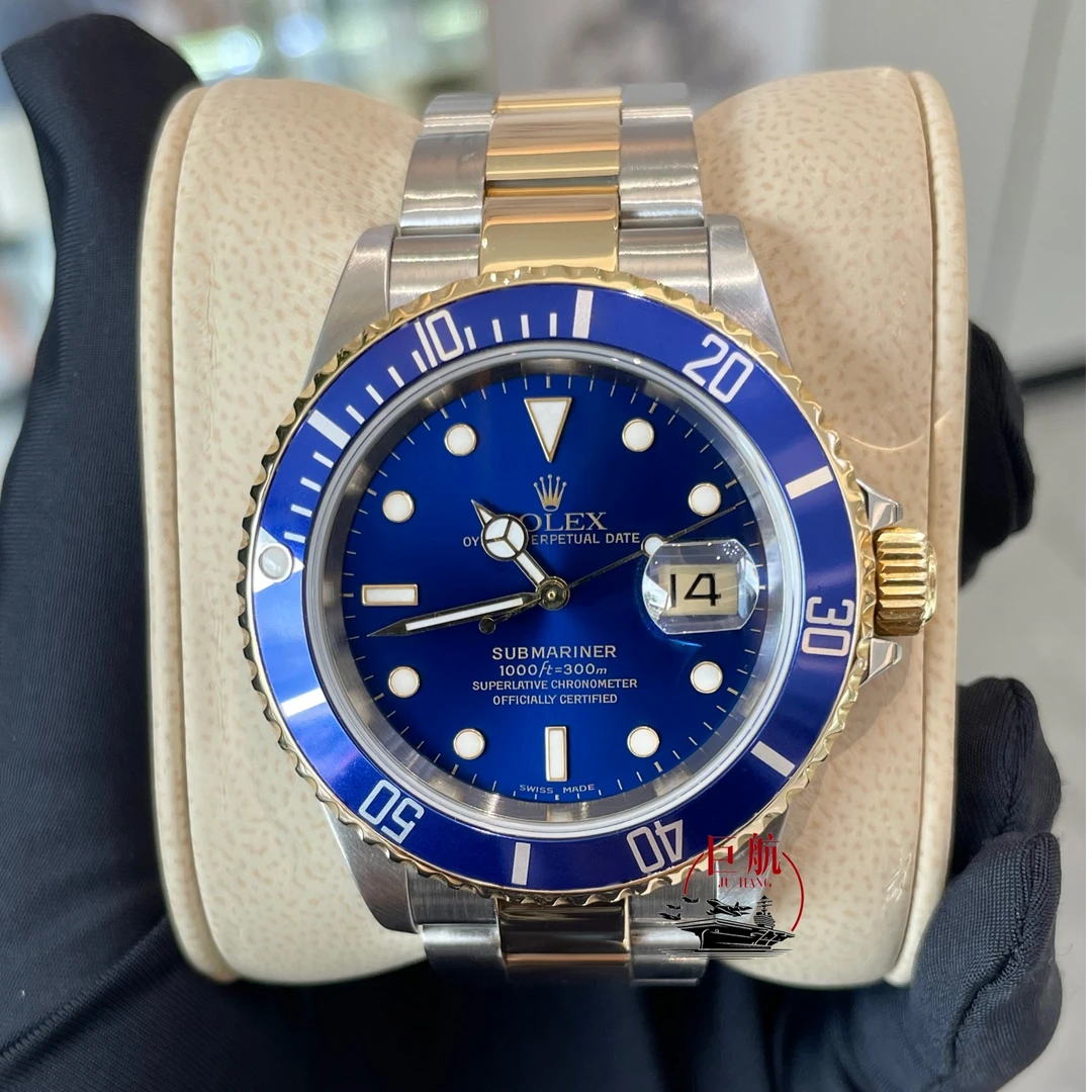 99新 Rolex/劳力士  潜航者日历型 16613lb 40mm 单表