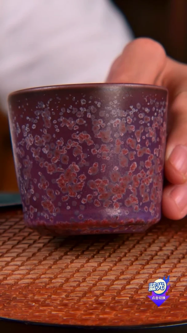 小炭窑-孤品级梁青杨钧瓷炭烧杯子