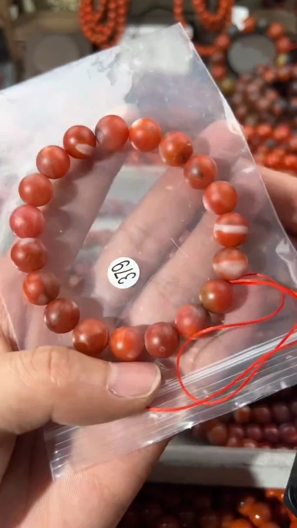 南红玛瑙未镶嵌手串10