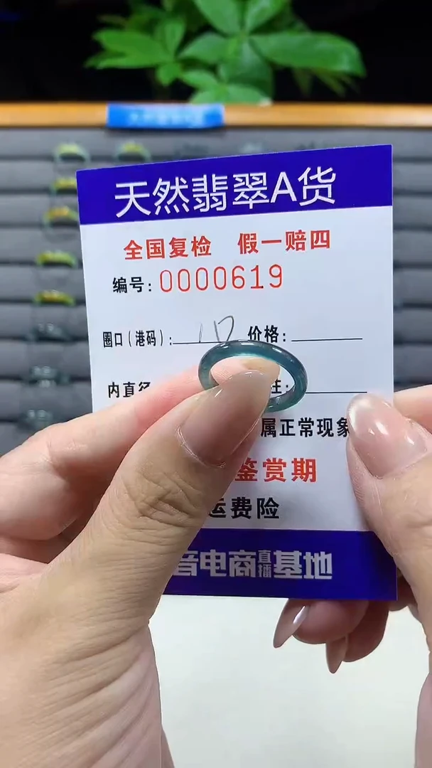 未镶嵌戒指翡翠0619天然翡翠A货