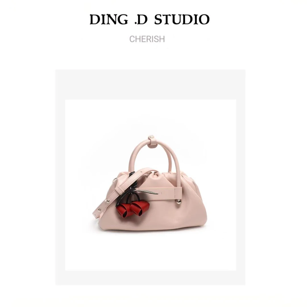 「樱桃小丸子」Ding.D小众品牌时尚设计师款单肩女包26589