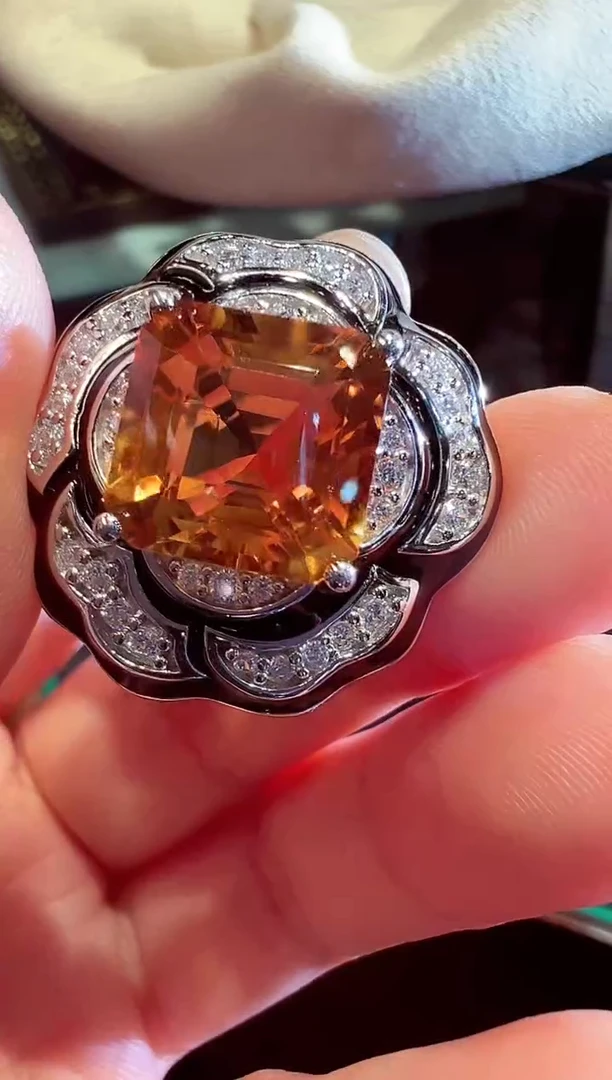 颈饰银S925镶嵌水晶水晶吊坠 胸针