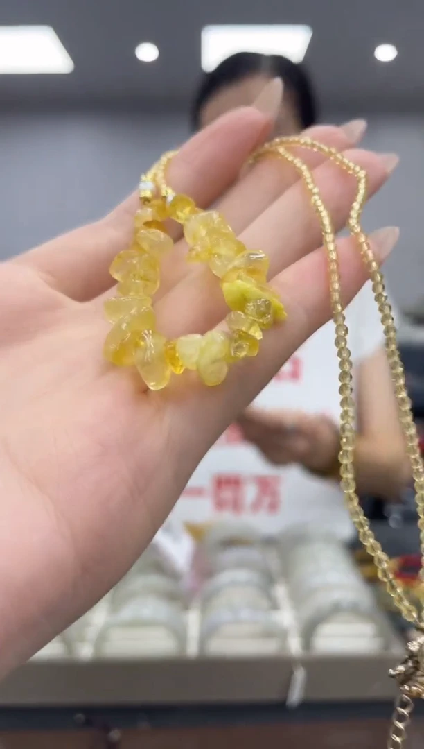 未镶嵌颈饰水晶多样性发其一z