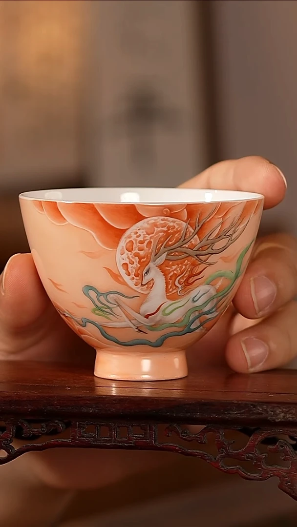 杯子主播作品敦煌九色鹿