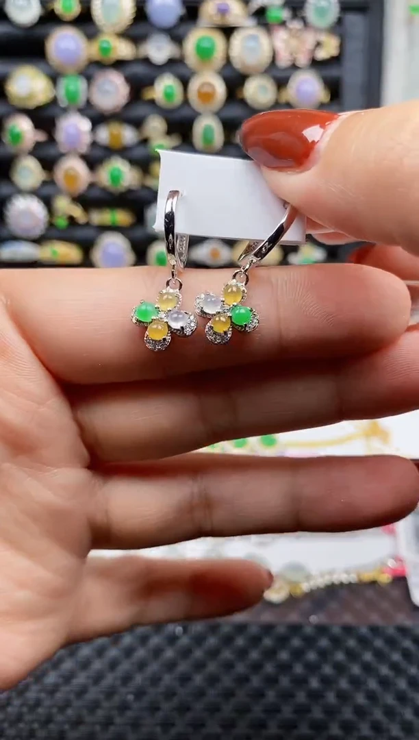 银S925镶嵌戒指翡翠54