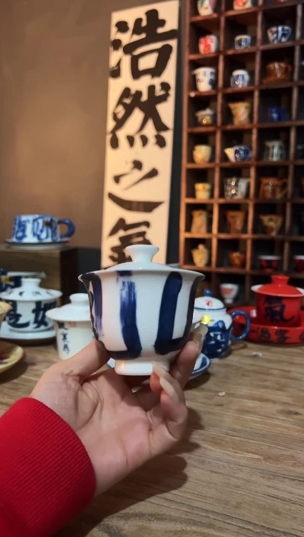 【闪购商品】观云听雨原创手绘茶具