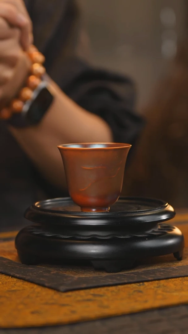 73柴房陶瓷柴烧主人杯