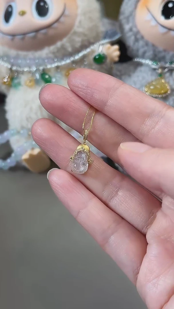 翡翠未镶嵌吊坠(不含链)天然缅甸翡翠吊坠