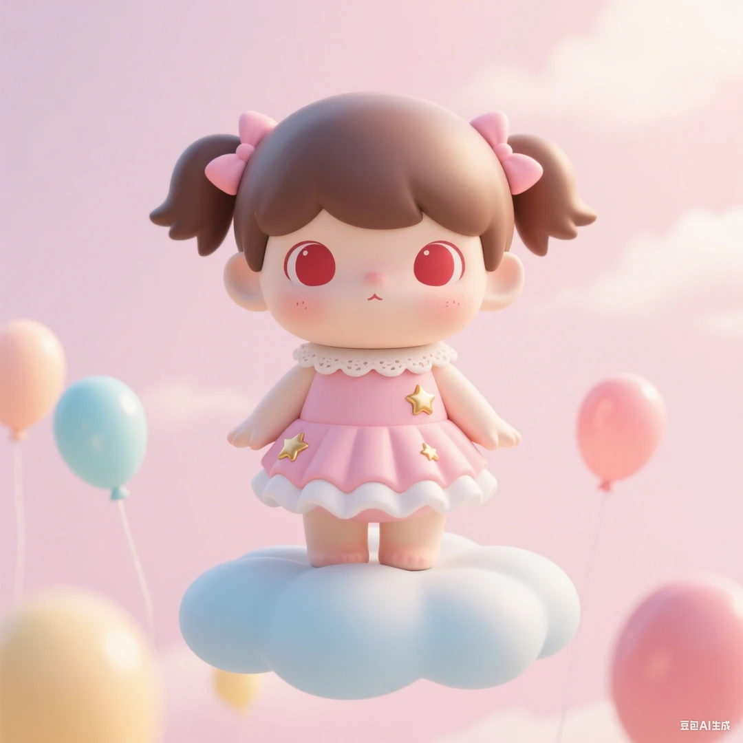 甜心二代搪胶毛绒公仔