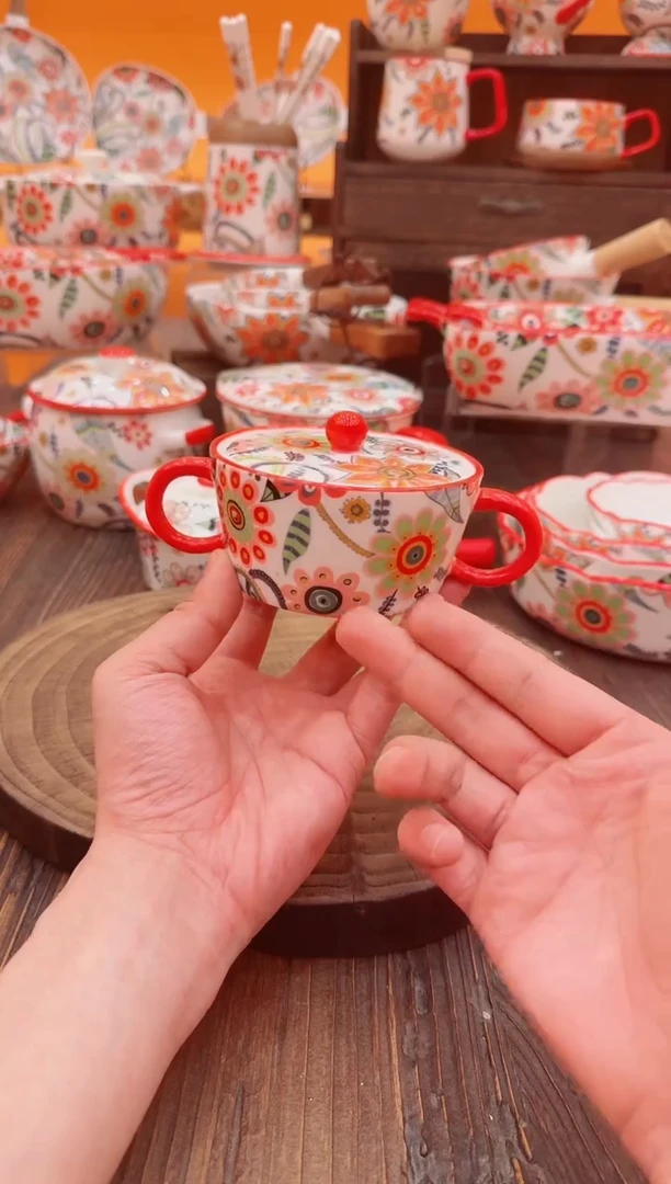 罐罐景德镇陶瓷罐盘杯子