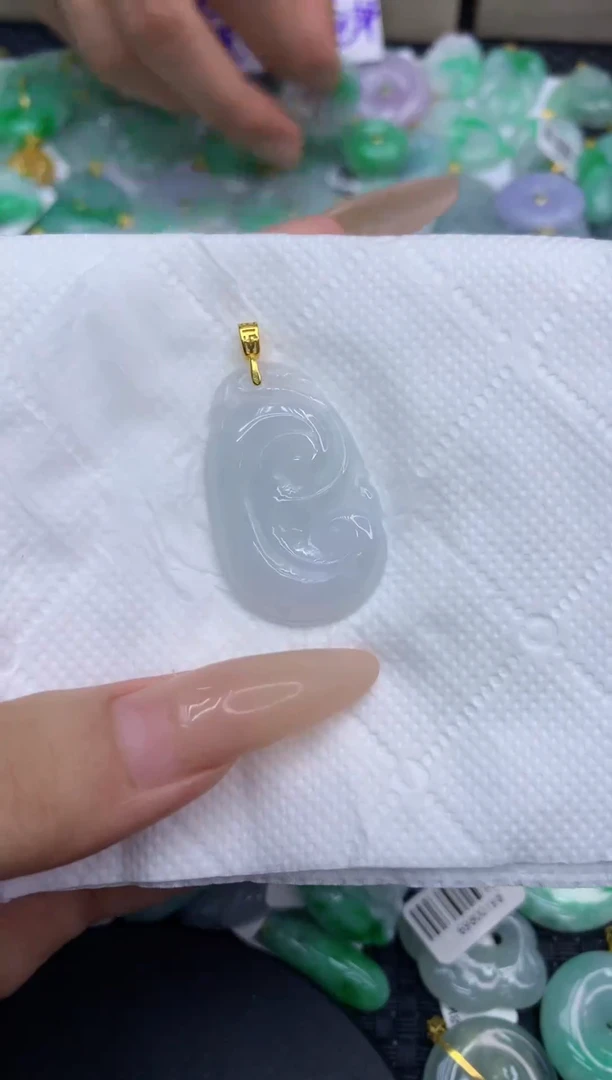 颈饰未镶嵌翡翠天然缅甸A货翡翠