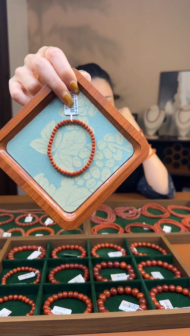 【闪购商品】南红玛瑙手链未镶嵌天然南红4mm/yz03012多样性发货