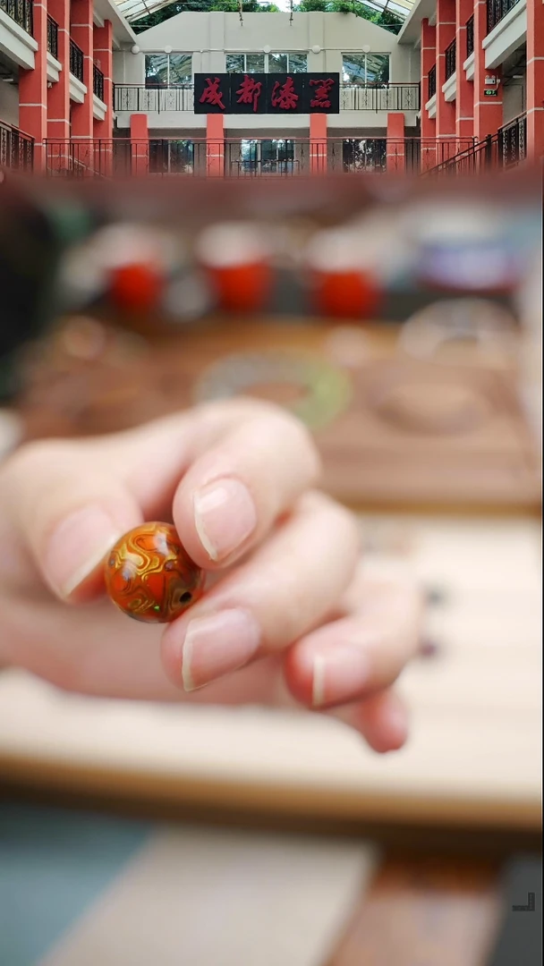 大漆漆珠1.2橘金