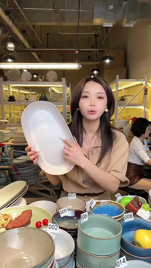 瓷103 外贸尾货高温釉下彩陶瓷餐具默认微瑕