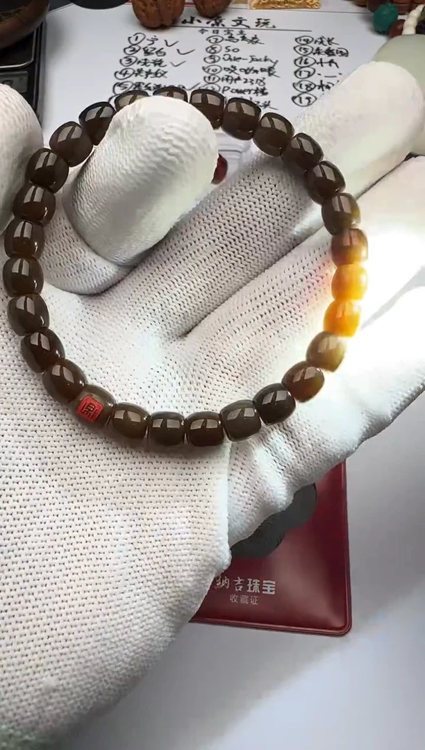 未镶嵌手串和田玉（糖玉）和田玉 手串