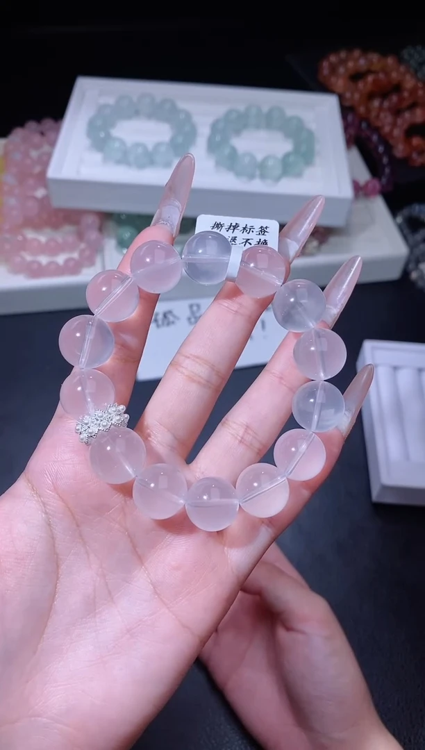 合金手链水晶1029.26奶白晶手串 多样性发其一