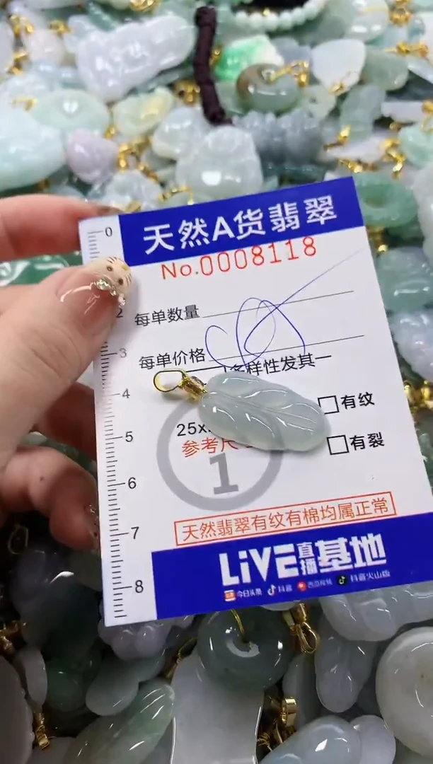 颈饰未镶嵌翡翠天然A货翡翠