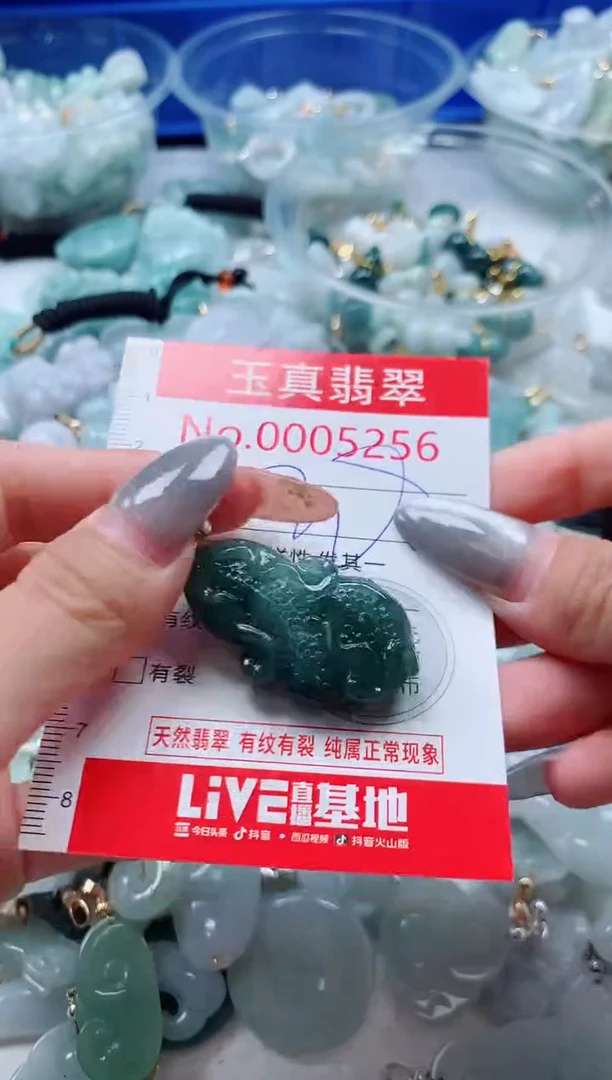 吊坠(不含链)未镶嵌翡翠5256