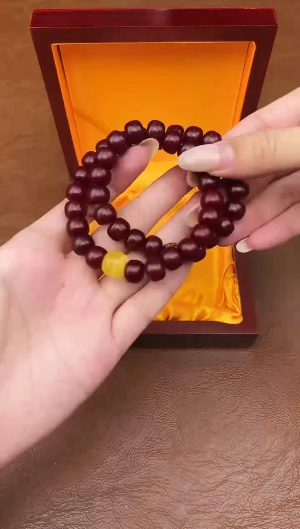 万家文玩阁红玉菩提链接@@L010