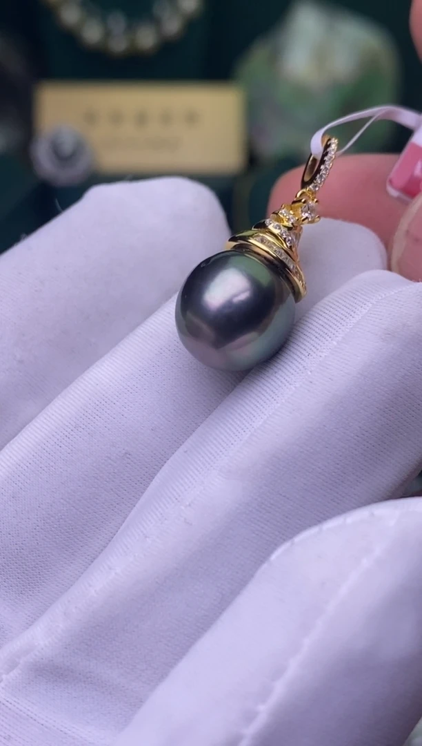 【闪购商品】海水珍珠颈饰银S925镶嵌11-12