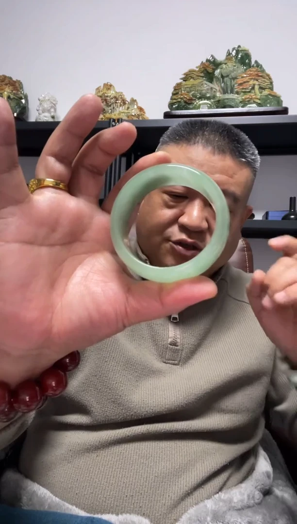 未镶嵌手镯东陵石60mm宽条手镯