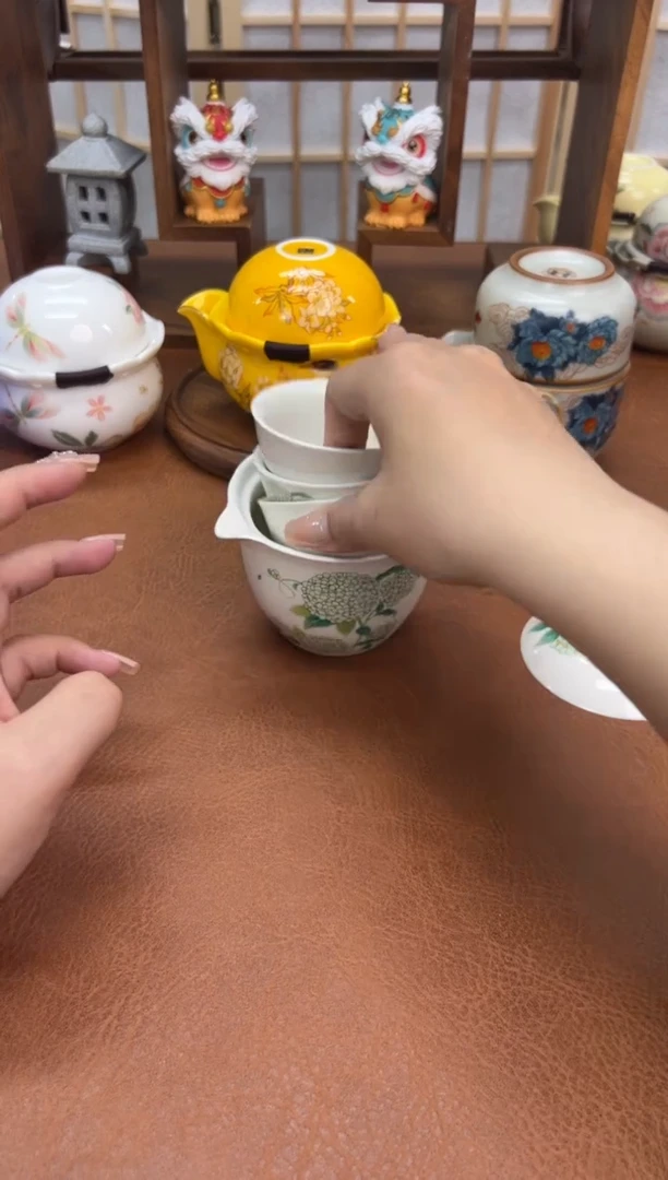 夏日旅行茶具真好看！