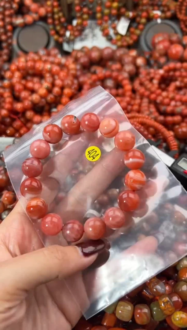 未镶嵌手串南红玛瑙12+