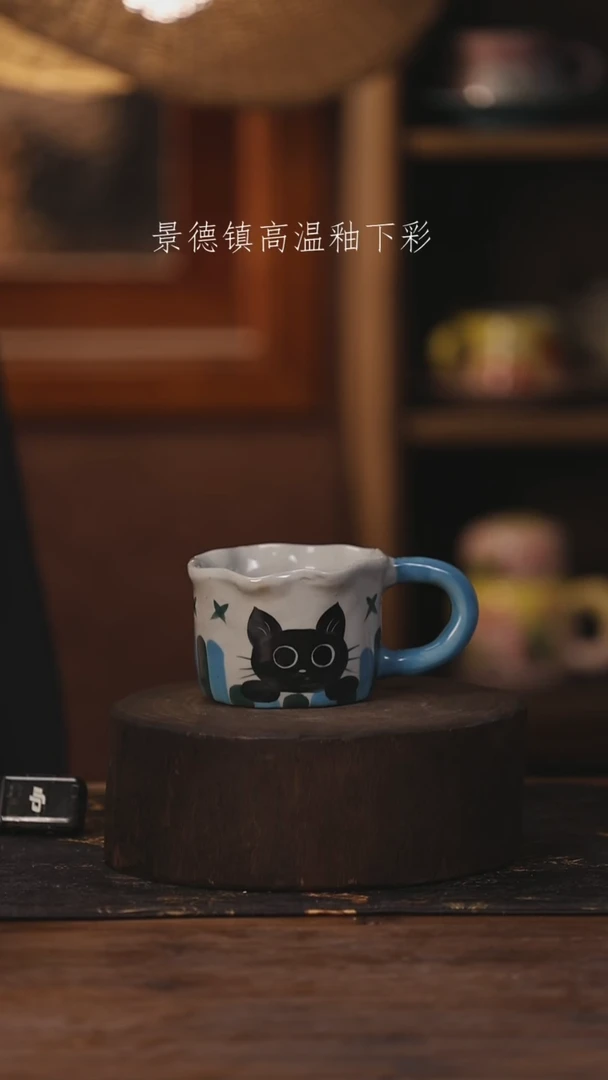 陶瓷景德镇高温釉下手绘陶瓷167
